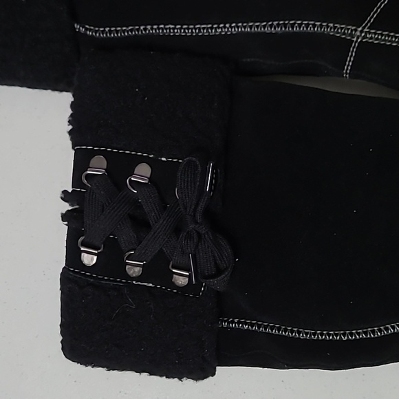 Kenneth Cole Reaction women's leather wedge boots size 6.5 - Picture 6 of 14